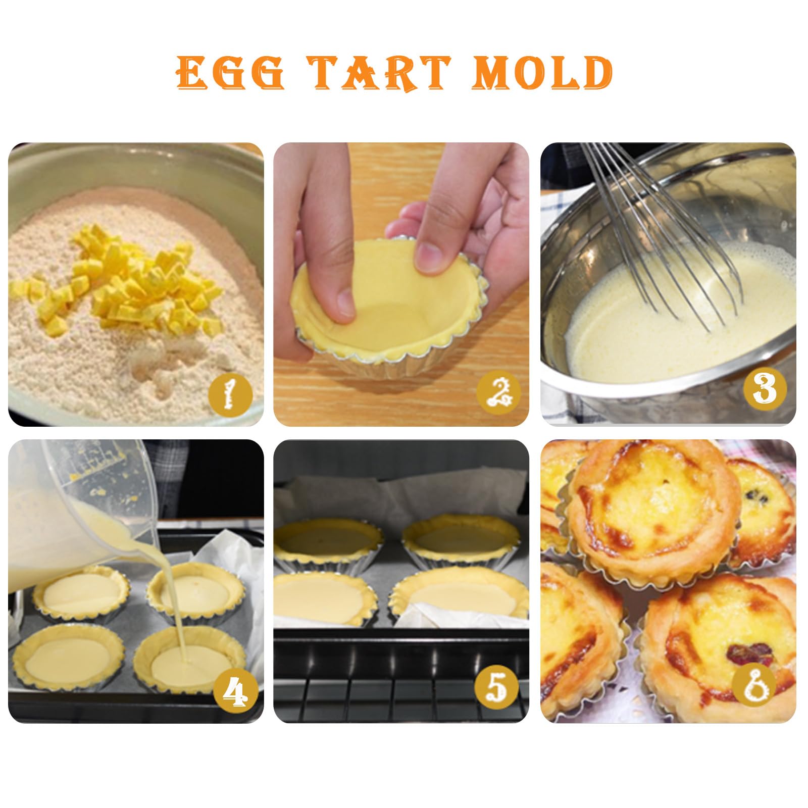 Stampini Per Torte In Acciaio Inox | 25 Pezzi Antiaderenti | Per Muffin, Biscotti, Budini E Dessert - Foto 8