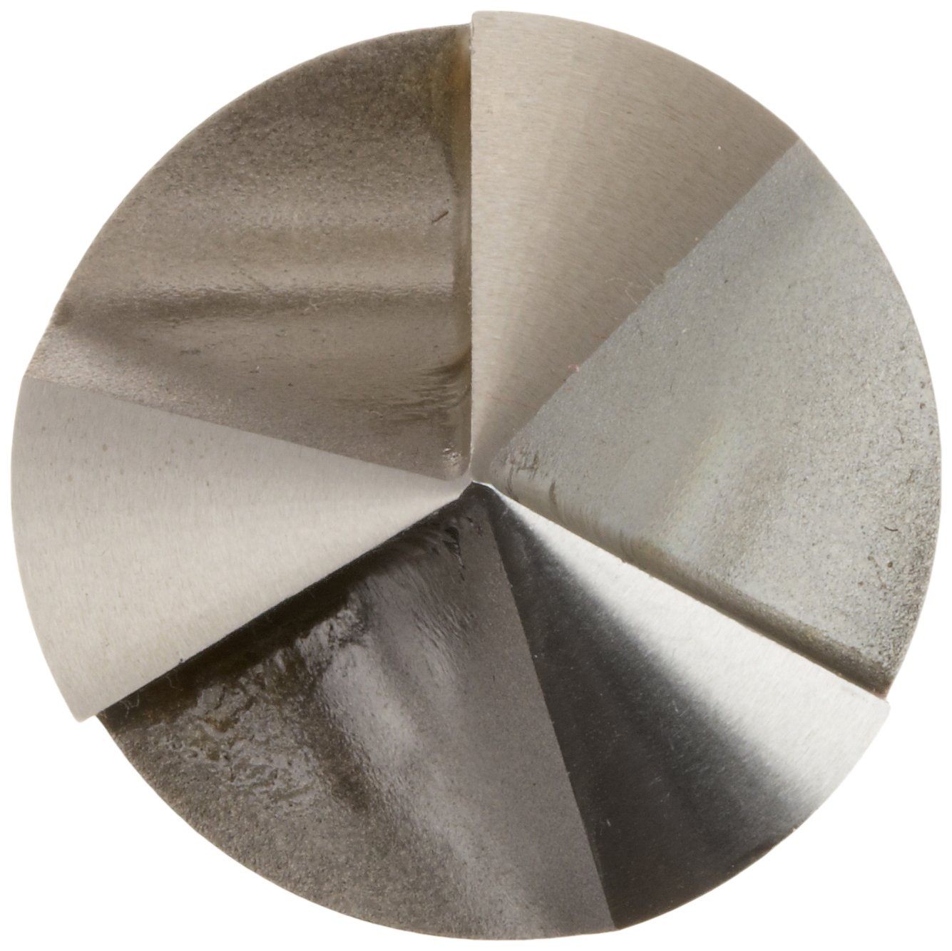 KEO 51008 High-Speed Steel Single-End Countersink, Uncoated (Bright) Finish, 3 Flutes, 82 Degree Point Angle, Round Shank, 1/2" Shank Diameter, 1" Body Diameter