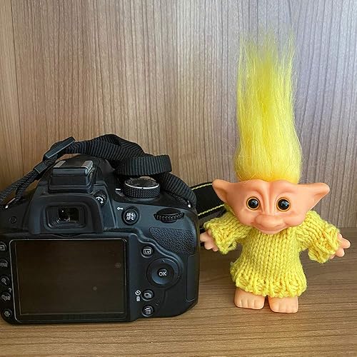 Miniatura 8 de Muñecos Lucky Troll, lindas muñecas vintage Troll cromáticas adorables para colecciones, proyectos escolares, artes y manualidades, recuerdos de