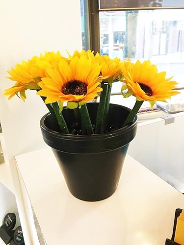 Miniatura 8 de Decora 1 rollo de cinta floral negra de 12 pulgada por 30 yardas para ramo de tallo para arreglos florales, proyectos de manualidades, ramilletes,