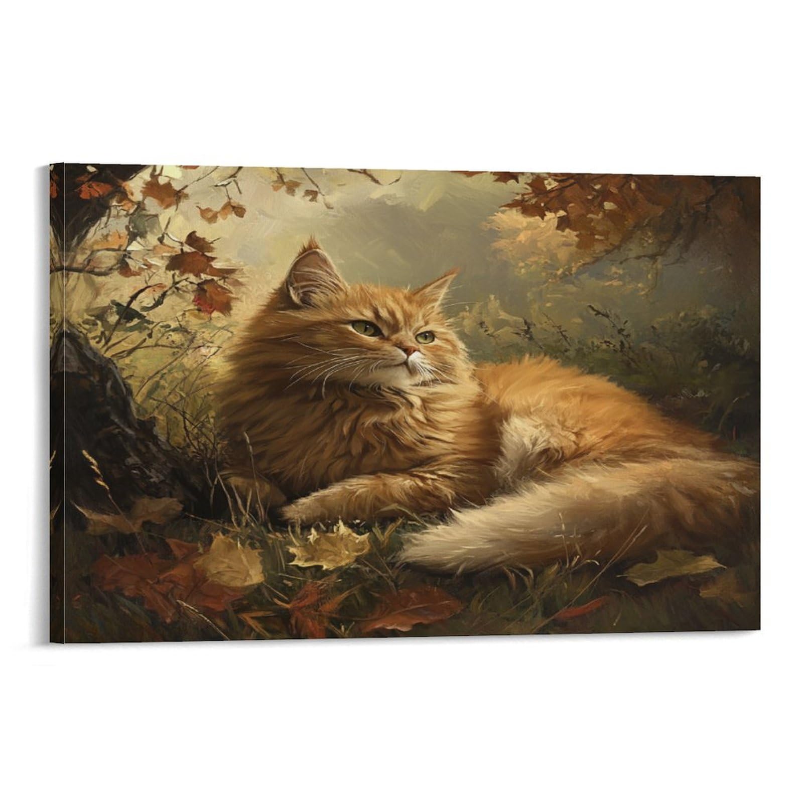 Affiche DecoRation Chat de forêt norvégien Tableau Impression Toile - 6