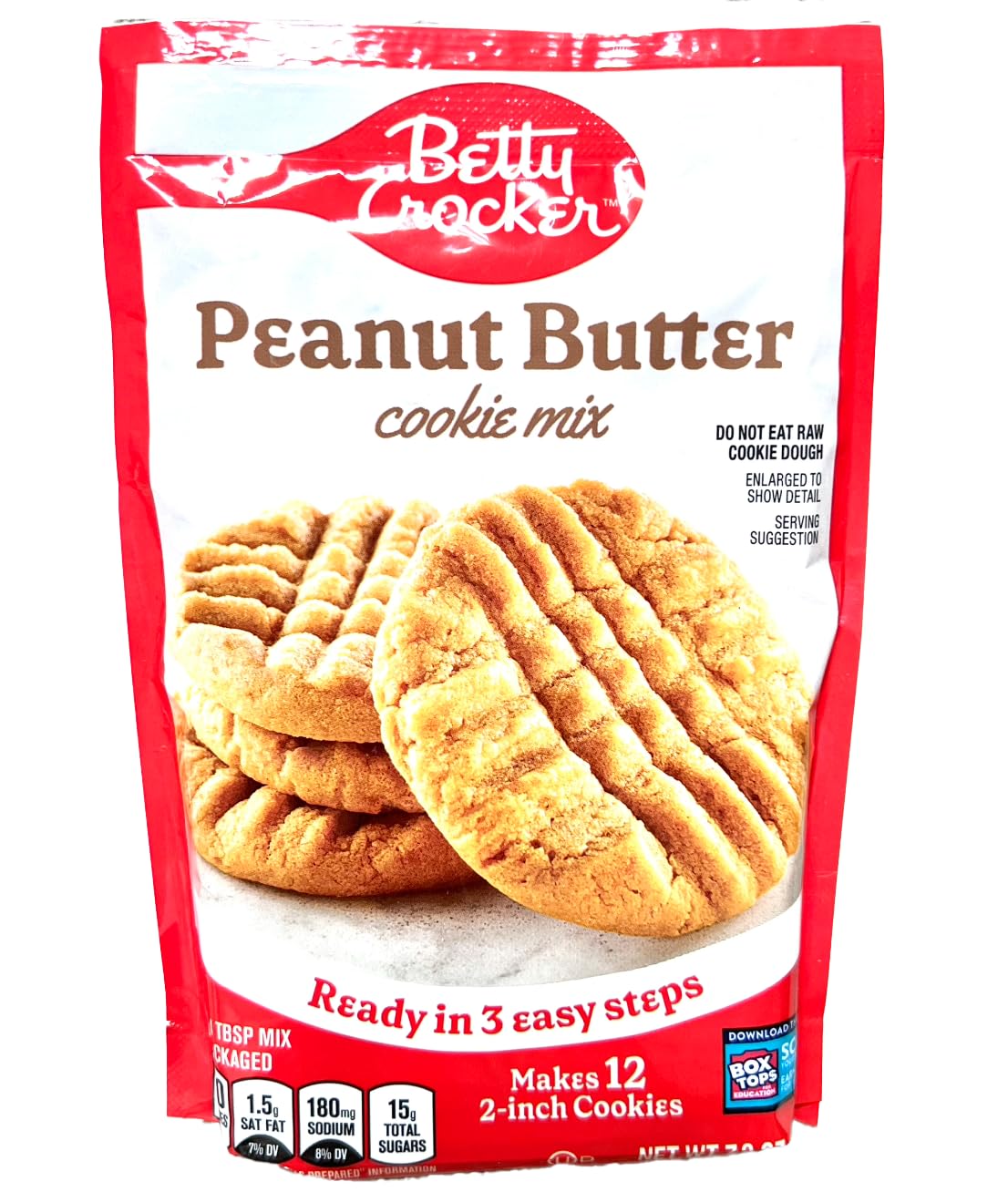 Betty Crocker Peanut Butter Cookie Mix, Ready in 3 Easy