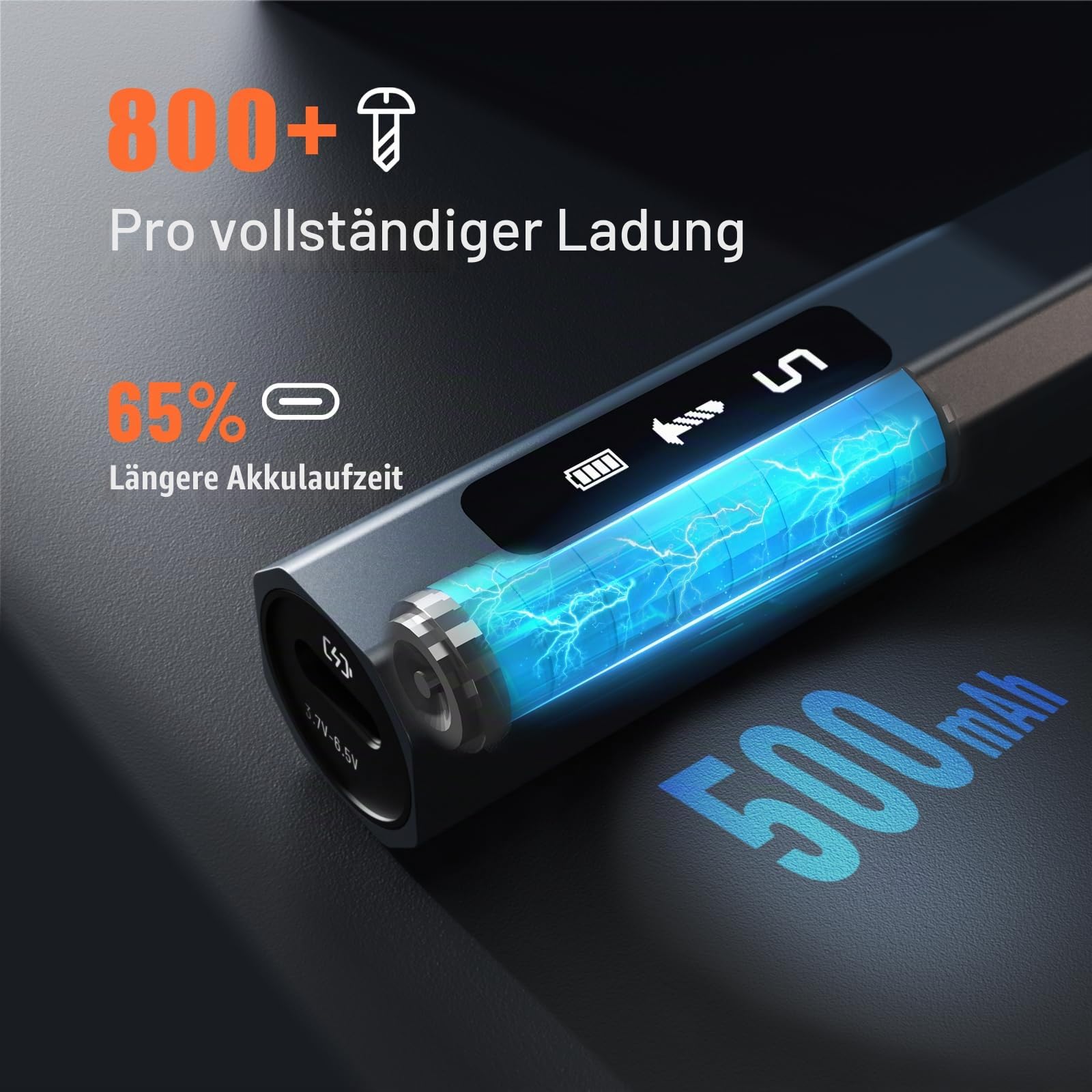 KATERK 64 Präzisions Schraubendreher Set,Mini Elektro Schraubendreher Set,Kleiner Akku Schraubendreher mit LED Licht,Magnetischer Aufbewahrung,Reparatur Werkzeugsatz für Elektronik,Telefon,Kamera,Uhr