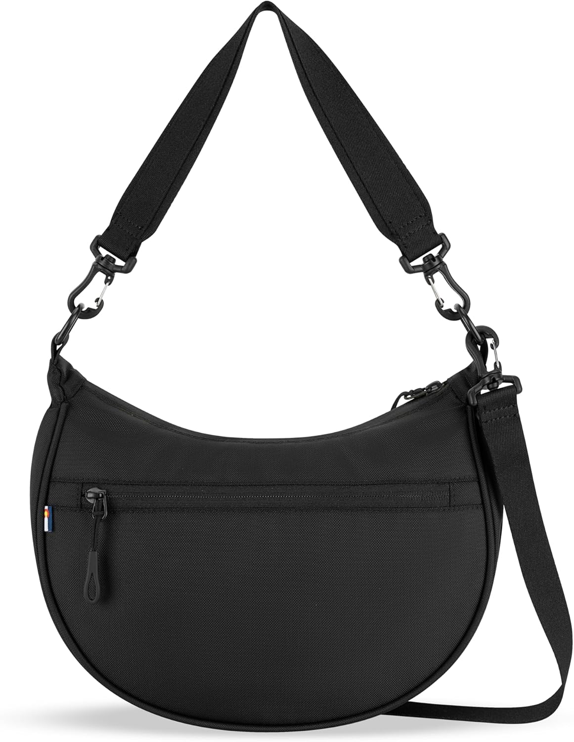Sherpani Mina, Medium Nylon Crescent Bag, Lightweight Half Moon Crossbody Bags, Fashionable Shoulder Bag, Travel Handbag