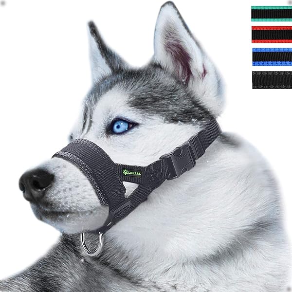 ILEPARK Bozal de Nylon para Perros Grandes
