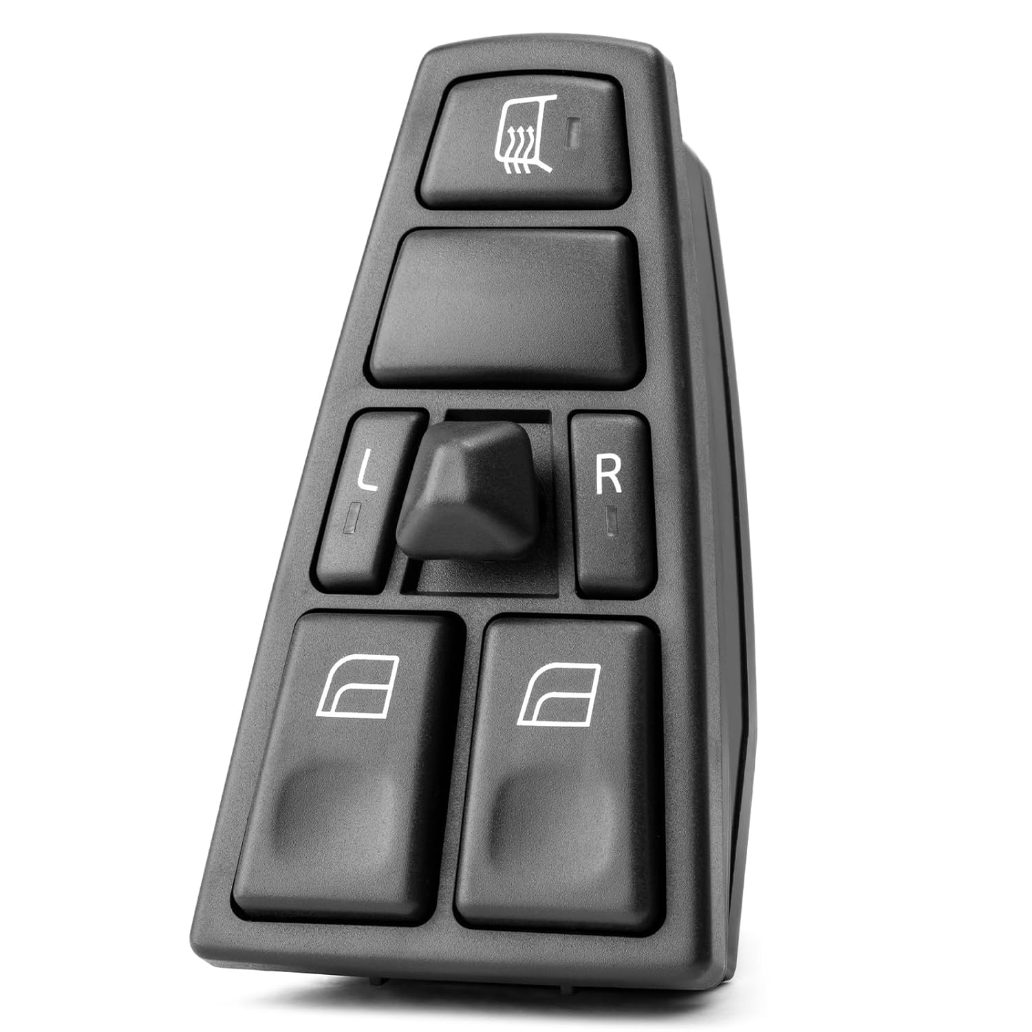 Master Power Window Switch Driver Side for 2005-2014 Volvo VN, 2005-2016 Volvo VNL, Window Control Switch Replaces 21628532 22569484 20752917 901-0014 (w/o Door Lock)