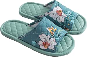 Cotton Travel Slippers For Women & Men - Non-Slip, Washable Hotel & Spa Slippers With Carry Bag