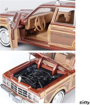 1979 Chrysleer LeBaron Town & Country Die Cast Model Klasik Araba 1:24 Ölçek Koleksiyon Kutulu Metal