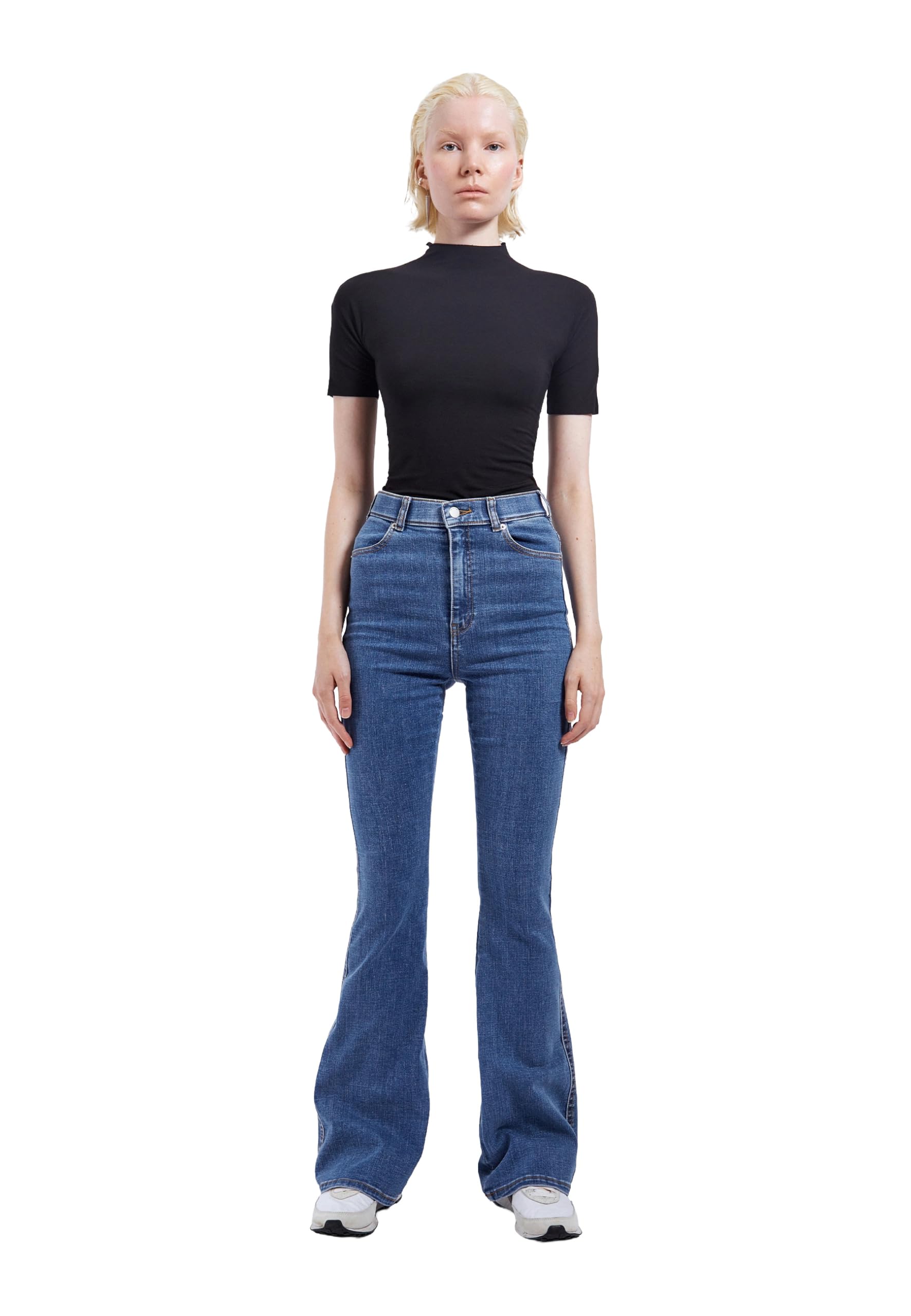 Dr. Denim Jeans Moxy High Flare, Skinny Fit, Flared, High Waist