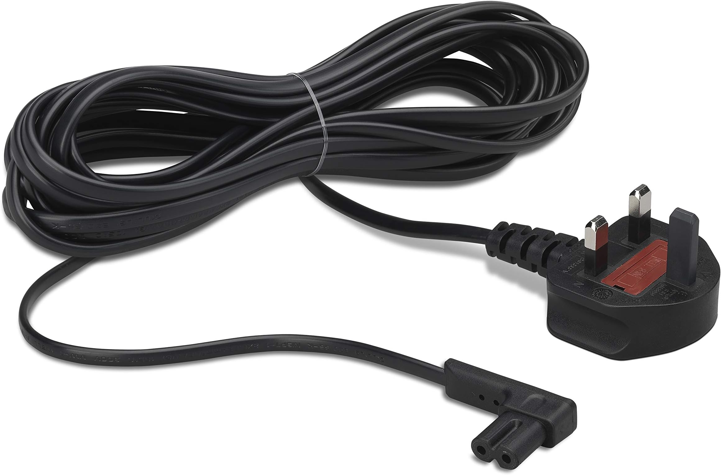 Flexson 5m Power Cable for Sonos One, One SL and Play:1 - Black (UK)