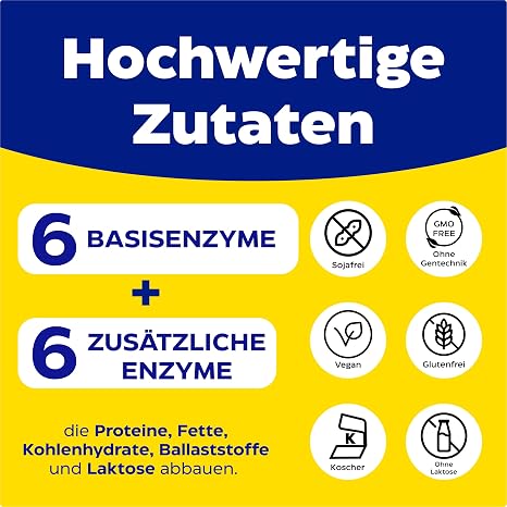enzymeedica - digest fast acting enzyme formula reduces gases and bloating improves nutrient absorption and energy gluten free dairy free vegetarian 180 capsules