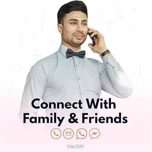 Miniatura 2 de travSIM Tarjeta SIM prepagada de EE. UU. (utiliza la red T-Mobile)  Datos móviles de 50 GB a velocidades 4G5G  Tarjeta SIM de EE. UU. con llamadas y