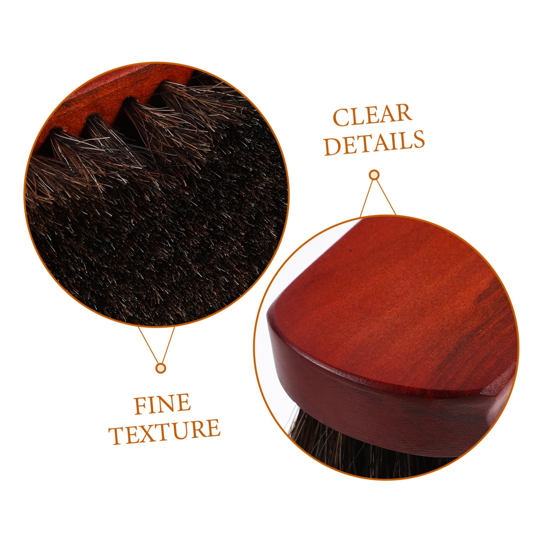 PACKOVE 4piezas Cepillo De Cerdas De Caballo para Zapatos Cepillo De Madera para Limpieza De Botas Herramienta Práctica para Pulir y Mantener Calzado De Diseño Ergonómico y Resistente