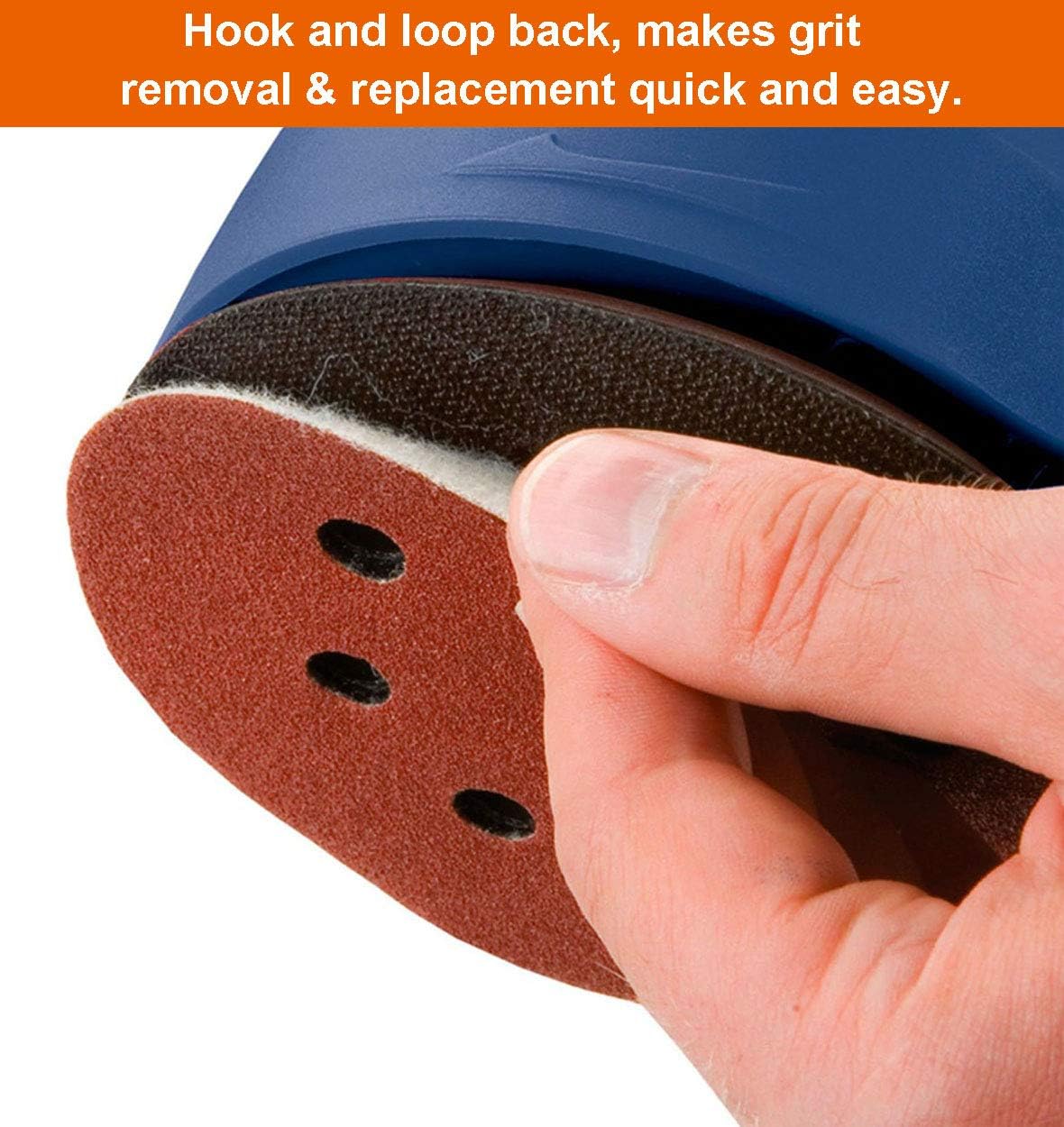 5-Inch Hook and Loop Sanding Discs for Random Orbital Sander, Assorted Sandpaper 40-1000 Grits, 110 PCS : Everything Else
