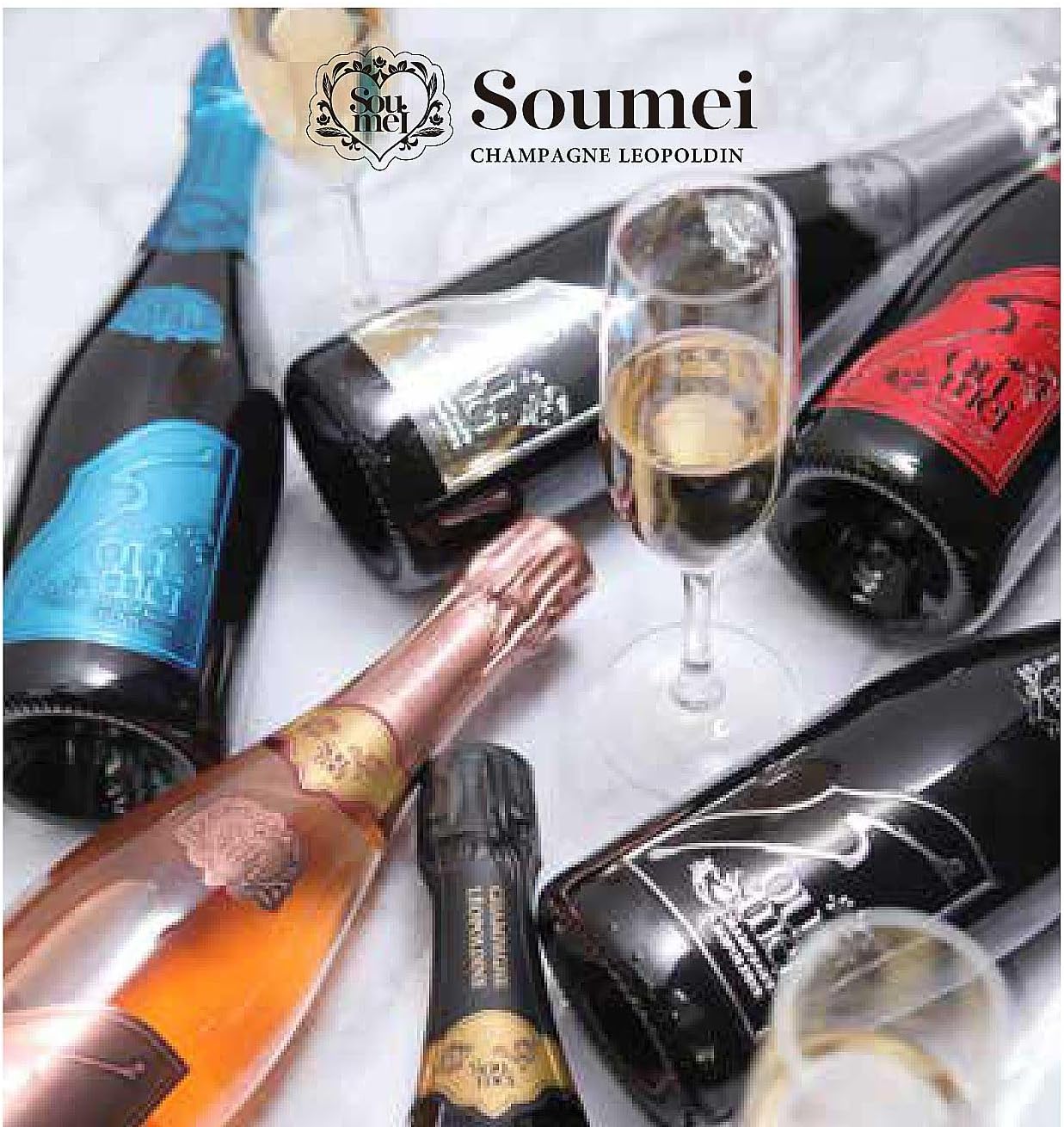 ソウメイ ブリュット 750㍉ボトル 2本セット ソウメイブリュット ゴールド シャンパン NV Soumei Brut 750ml