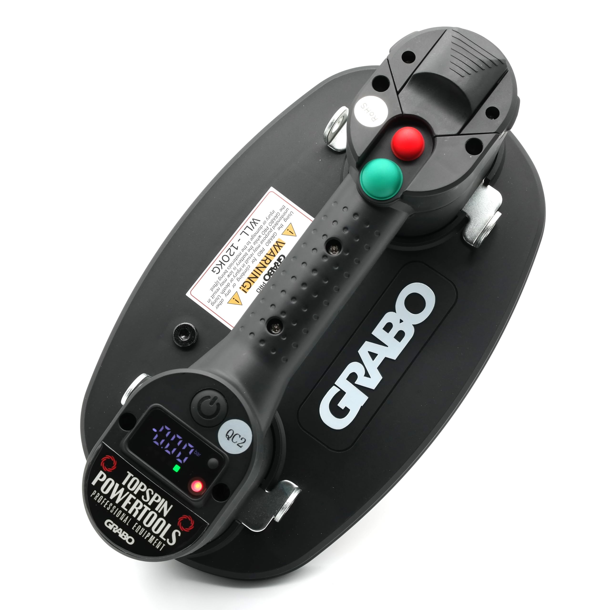 Ventouse électrique GRABO PRO - Levage 120 Kg, Batterie, Pour Professionnels - 11