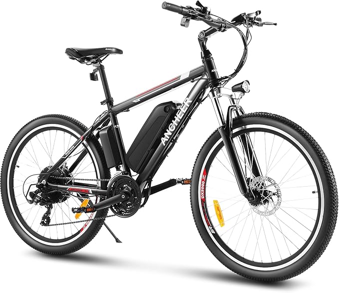 ANCHEER Electric Bike, Ebike 26'' Electric Bicycle, 20MPH