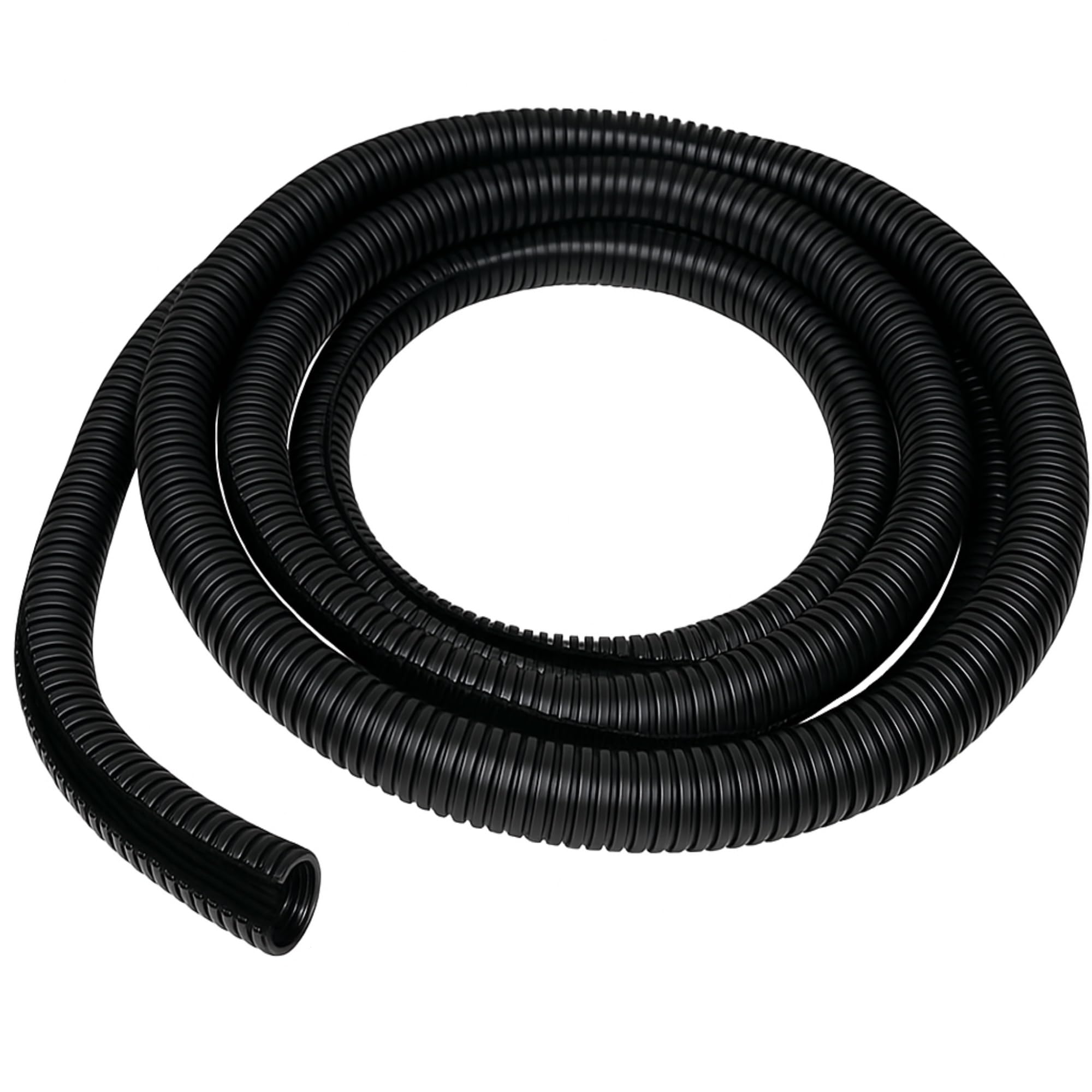 Condotto corrugato flessibile, tubo di protezione per auto, furgoni, casa (10 metri, diametro interno 23 mm)