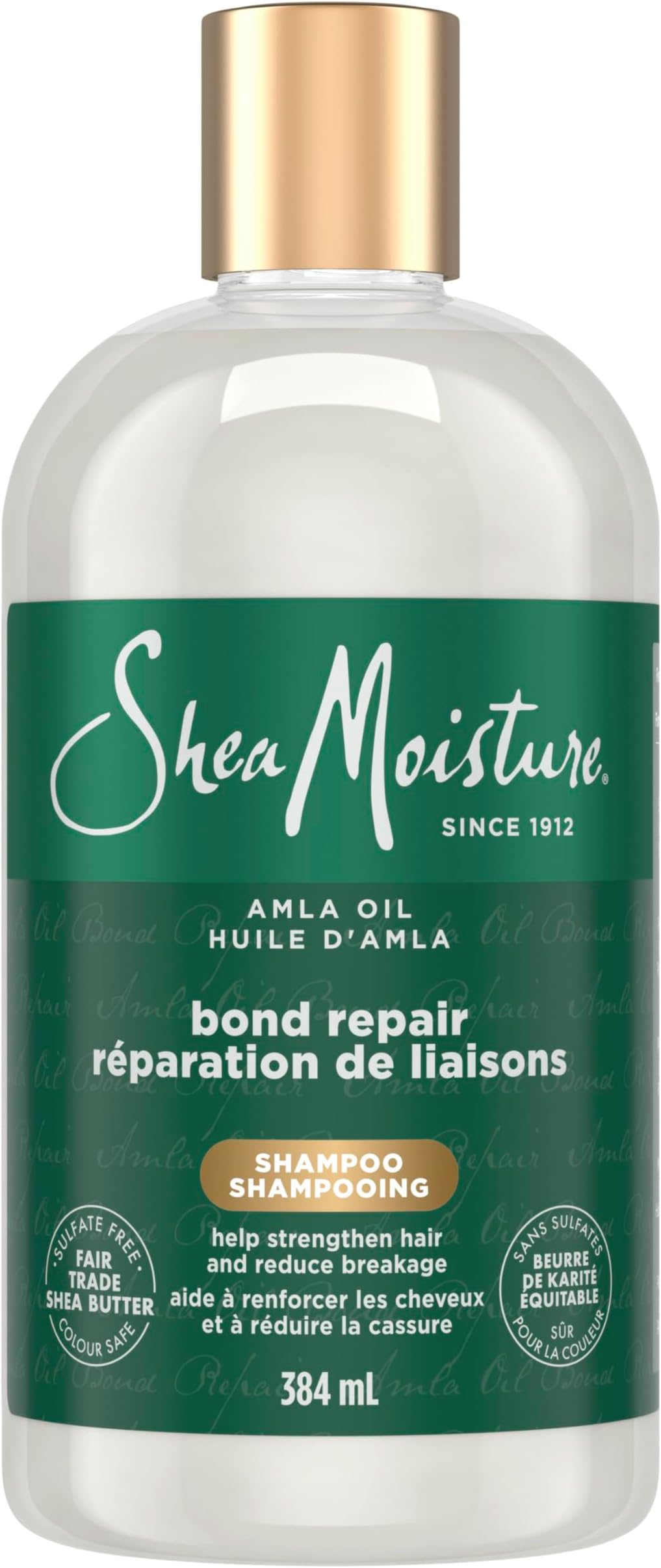 SheaMoisture Bond Repair Shampoo Amla Oil to Strengthen Hair with Restorative HydroPlex Infusion 13 FO
