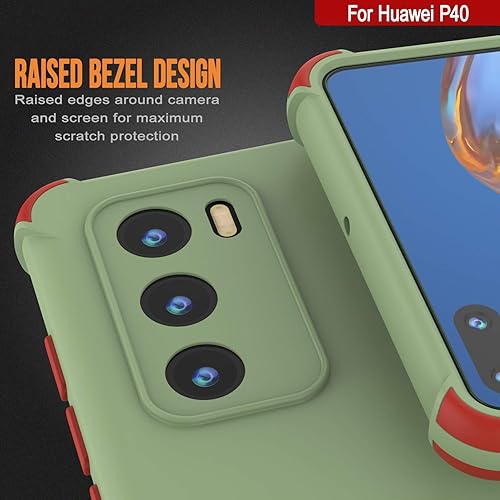 Miniatura 16 de Punkcase Diseñada para Huawei P40 [Serie Sunshine] Funda protectora y ligera de TPU con esquinas de absorción de golpes compatible con Huawei P40