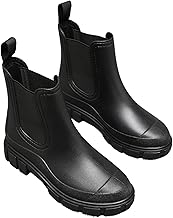 IVACHY Women's Wellies Boots - Fashion Ankle boots for ladies- Chelsea Booties - Waterproof Rain Boots Wellingtons Boota