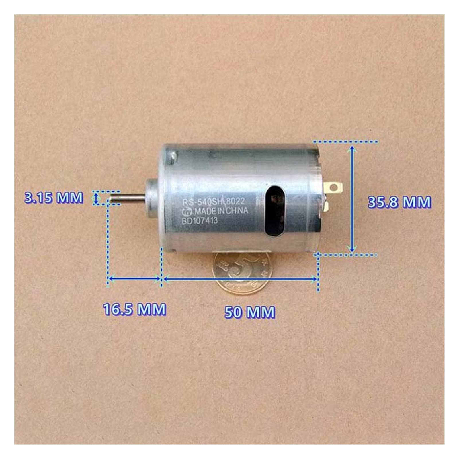 Xiaochen Piccolo Motore Elettrico DC 6V-9V 7,4 V 20800RPM Potenza ad Alta velocità e Motore RS-540 ad Alta Coppia