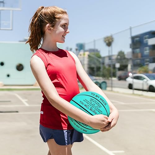 Miniatura 15 de Balón de Baloncesto Personalizado Grabado Personalizado para Hija Hijo Nieta Nieto Sobrino Sobrina Regalos de Navidad Cumpleaños - Nunca lo Perderás