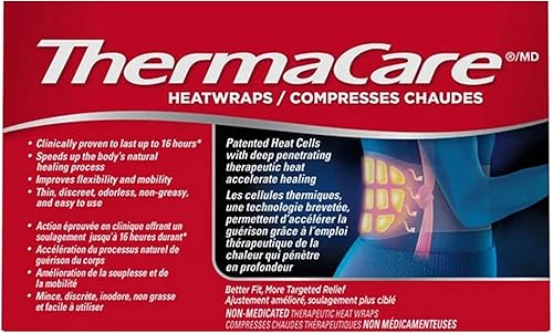Miniatura 2 de ThermaCare Heatwraps Advance - Terapia para el dolor de espalda, ajuste elástico, S-XL, 6 unidades