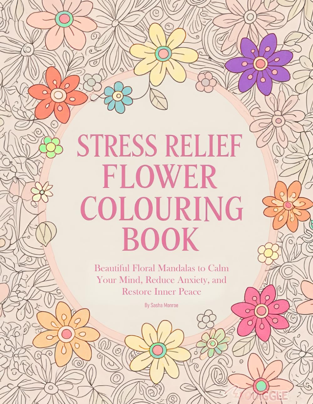Mandala Flower Coloring book for relaxation: 50 Beautiful Flower Mandalas for Stress Relief, Mindfulness, and Anxiety (Adult Coloring books)