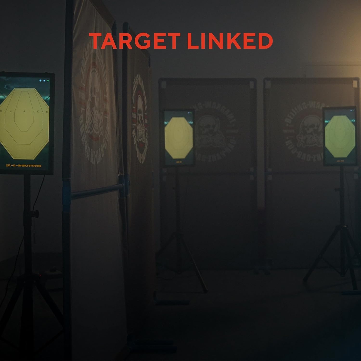FlexTarget Smart GBB Replica Training Target | App-Connected Home Shooting with Data Tracking |100,000+ Shot-Proof Screen | Custom Drills & Stress Game Mode Drills