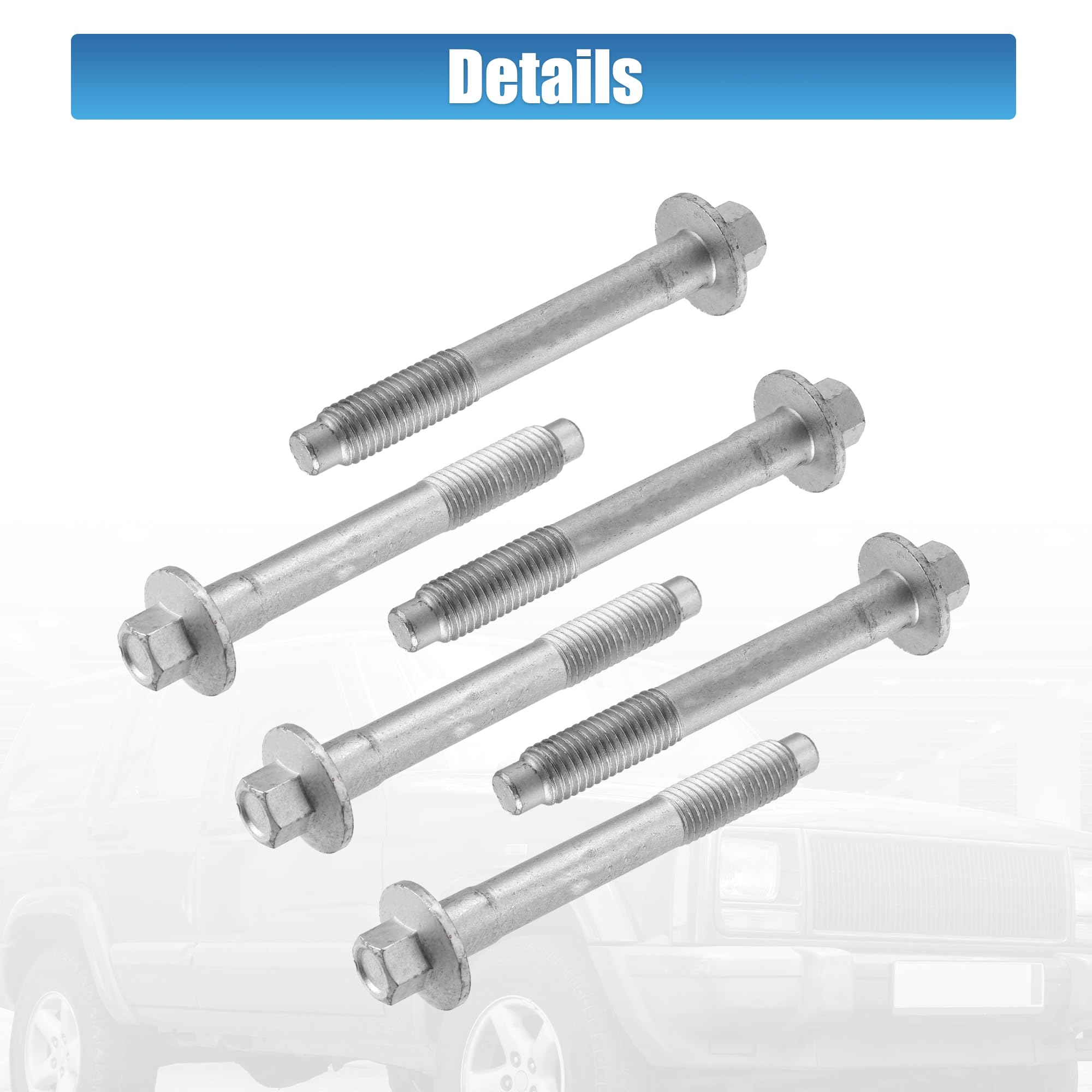 X AUTOHAUX 6 bulloni di montaggio per cuscinetti per mozzo ruota, per Jeep Cherokee Wrangler