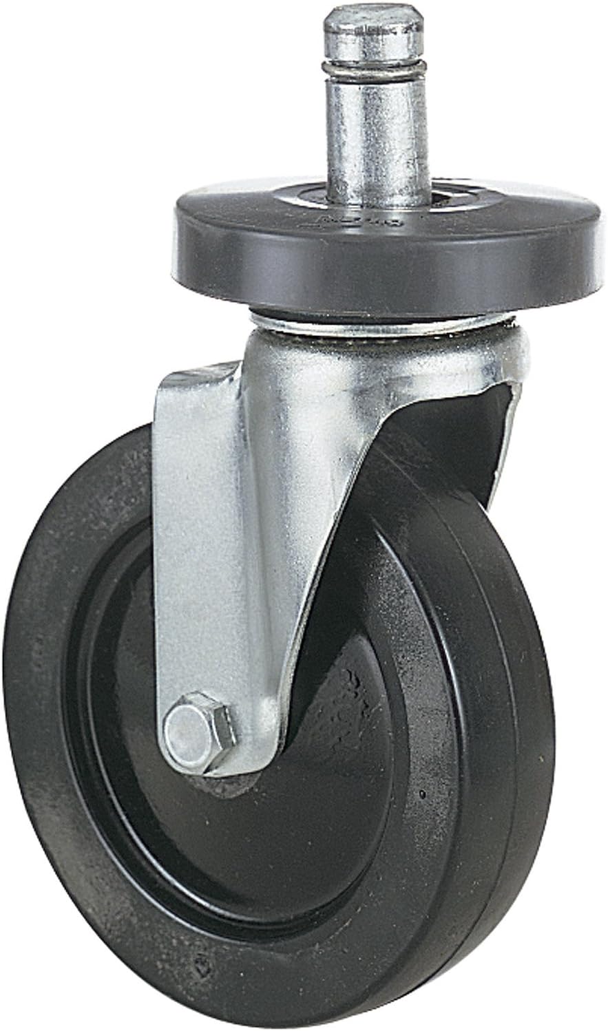 Safco Products Caster Set for Industrial Wire Shelving Starter and Add-On Units (sold separately), (Qty. 4), Black