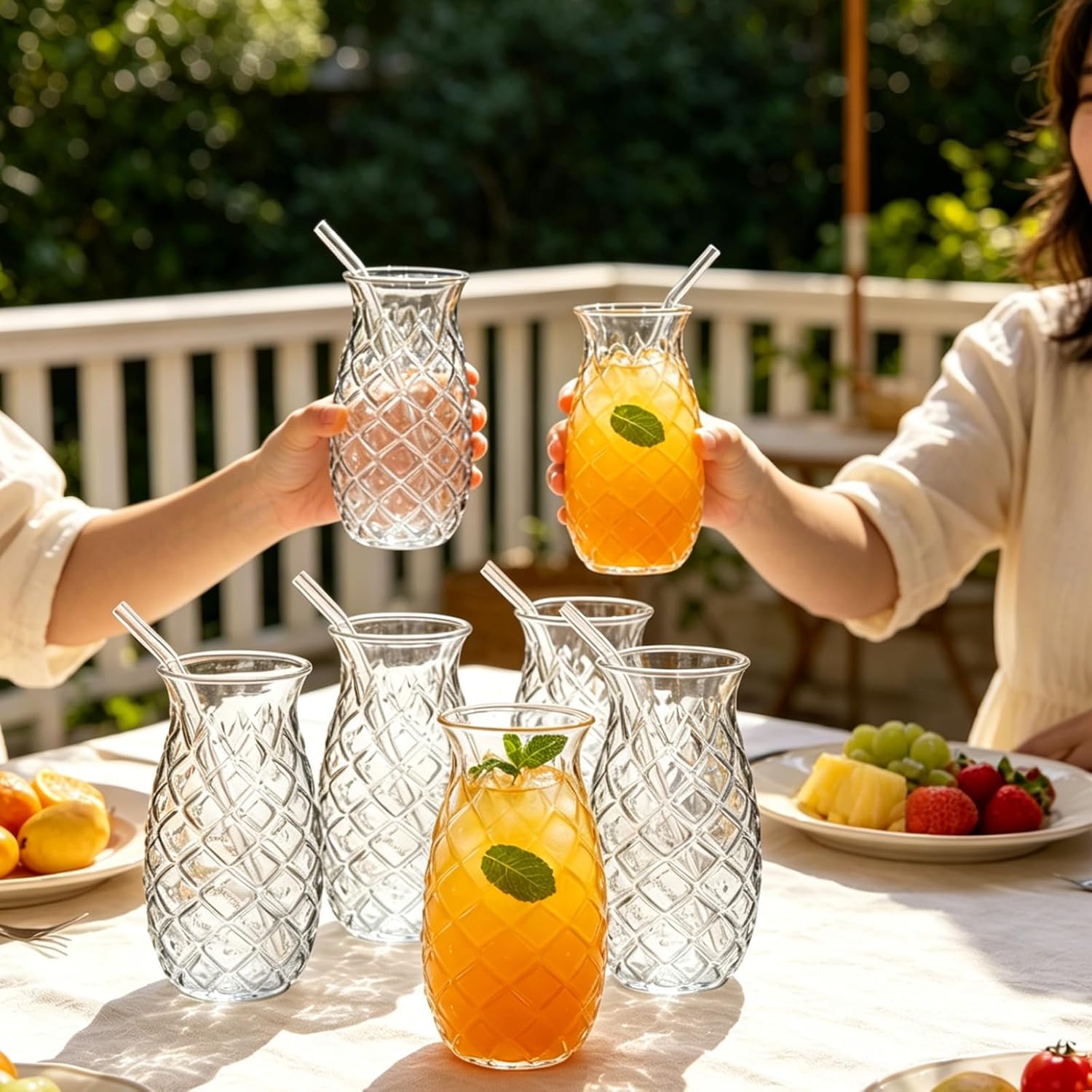 Pineapple drinkware set (6 pieces) image 5