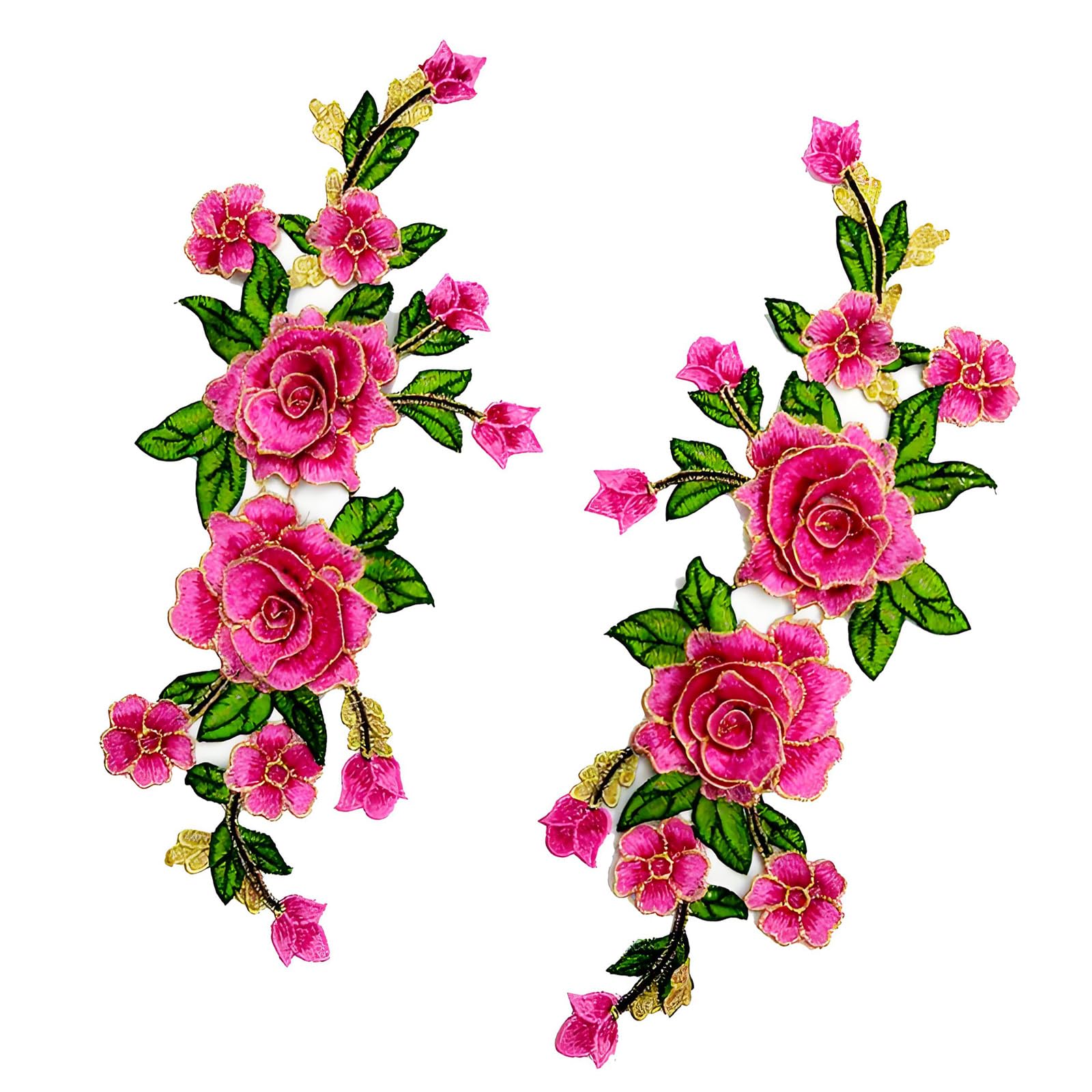 Buxuaaaa A Buxuaaa Embroidery Sewing On Sticker Water Dissolvable Clothing Ppliques Dressmaking Embellishments