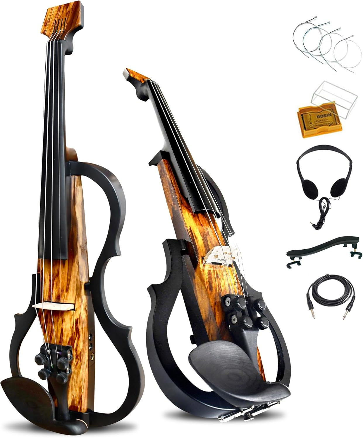 Premium Carbon Fiber Electric Violin Full Size 4/4