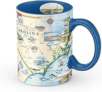 Vista 23 de Xplorer Maps Taza de cerámica con mapa de la isla de San Juan (16 onzas) – Taza de café sin BPA para bebidas calientes y frías – perfecta