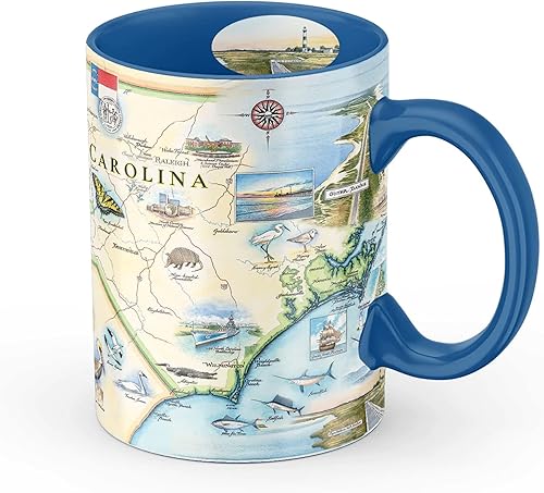 Miniatura 23 de Xplorer Maps Taza de cerámica con mapa de la isla de San Juan (16 onzas) – Taza de café sin BPA para bebidas calientes y frías – perfecta