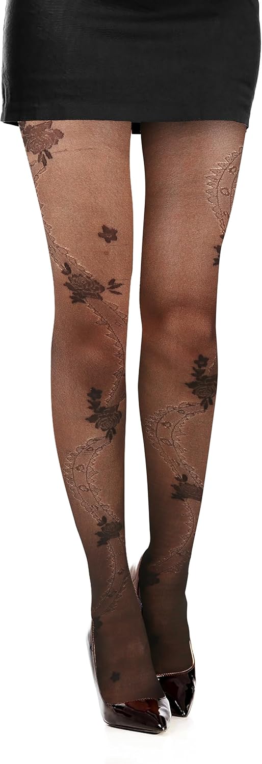 Benefeet Sox Womens Sheer Tights High Waist Sexy Lace Pantyhose Transparent Stockings Nylon Silk See Through Thin Long Socks - Image 6