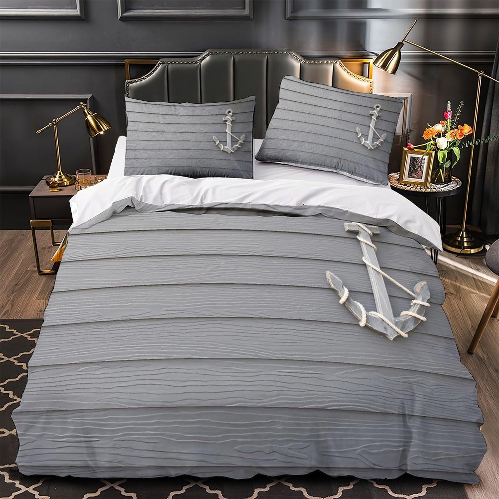 Housse de couette hypoallergénique microfibre douce