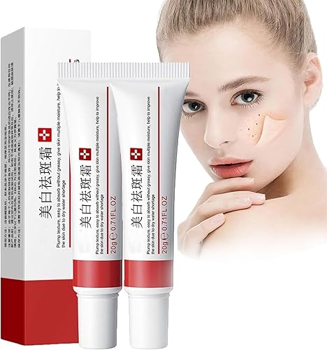 Crema para Manchas Oscuras en La Cara, Cremas para Quitar Manchas de La Cara, Crema para Arrugas, 20 ML 0.7 FL Oz (2 PCS)