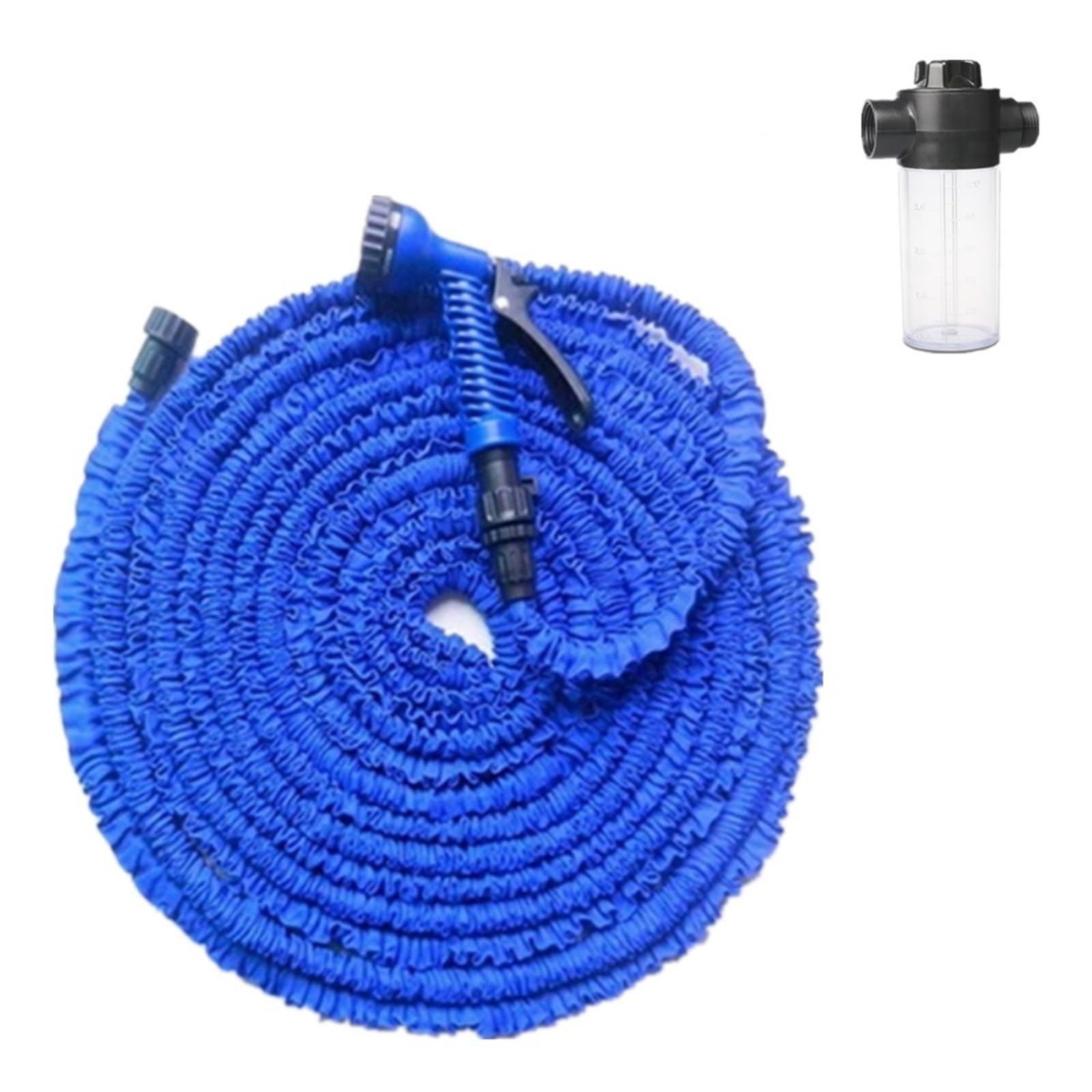Itrhjtgp Blue With Foam Pot Hose Pipe Watering Hose Flexible Expandable Garden Reels Water Pipe Car Wash Blue Green 25Ft-200Ft For Gardening(,175Ft)