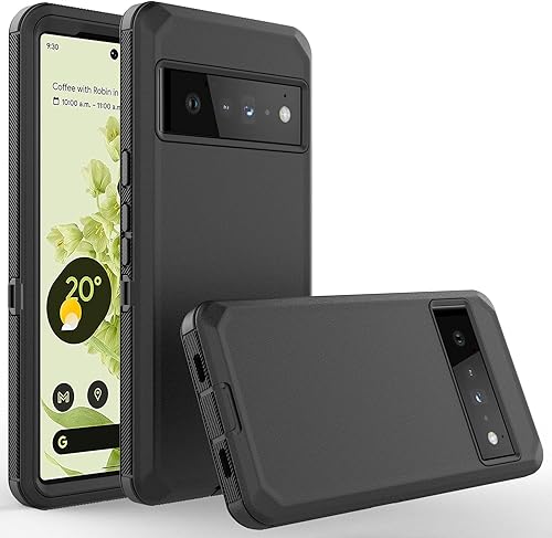 Miniatura 4 de Jackpot Wireless Funda para Google Pixel 6 Pro incluye protector de pantalla, funda de teléfono resistente de grado militar y funda con clip para