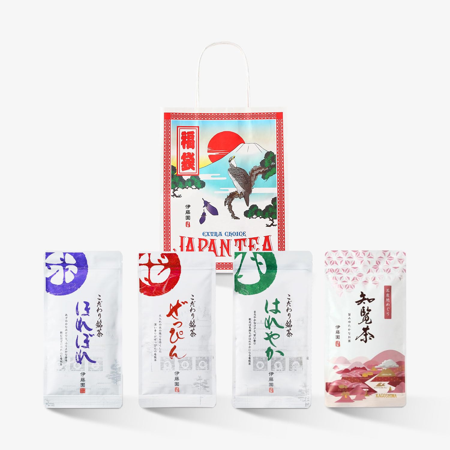 Amazon.co.jp: 【伊藤園専門店 公式】【福袋】お茶4種セット ほれぼれ