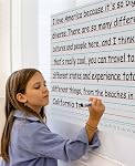 Large Magnetic Dry Erase Lined Paper, Handwriting Paper for Whiteboard, Reusable Lined Dry-Erase Sheets for Classroom, Strong Magnetic for Easy Use on Whiteboards & Metal Surfaces 17″×23″