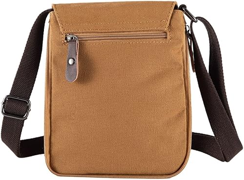 Vista 13 de Sechunk Vintage Canvas Messenger Cross body bag Shoulder bag