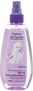 Corine de Farme - Spray Ultra Desenredante Reina de las Nieves 2, Elsa - Cuidado para Piel Delicada, Niños desde 3 Años, Formulación Clean Beauty, Hecho en Europa