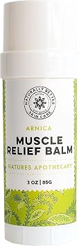 All-Natural Arnica Muscle Balm - Plant-Based Topical swelling and bruising Relief | Essential Oils & Menthol soothes and cools sore muscles, Hypoallergenic & Paraben-Free, Made in USA