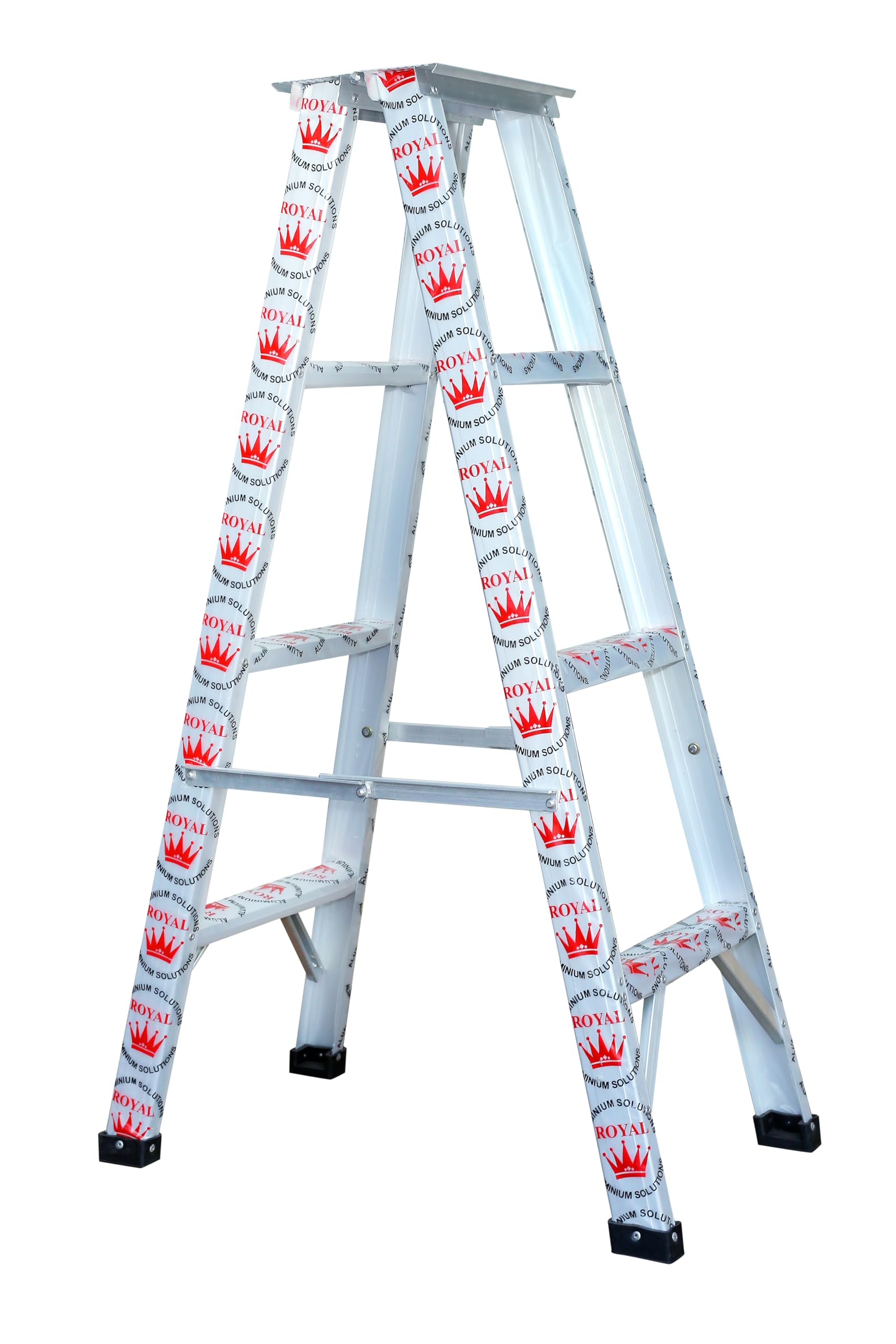 Royal Aluminium 2 Way Steps Folding Ladder (Silver, Medium) (4 FEET) (B0CPYFP4G6) Amazon Price History, Amazon Price Tracker