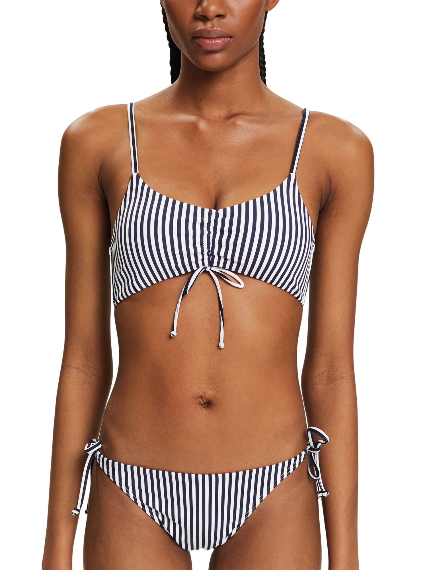 ESPRIT Women's Silvance Beach SSN Npad.top Bikini, 400/Navy, 10