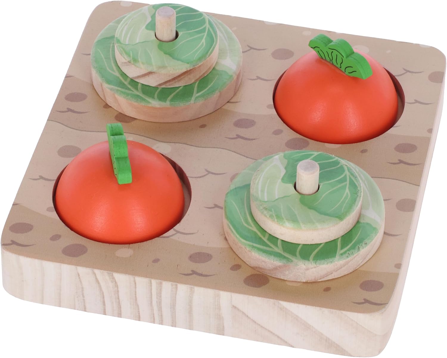 Kerbl Pet Denk- und Lernspielzeug Veggie, 15 x 15 x 6 cm, Kaninchenspielzeug, Hasenspielzeug, Nagetierspielzeug, Holz, Hase, Kaninchen Kerbl Pet Denk- und Lernspielzeug Veggie, 15 x 15 x 6 cm, Kaninchenspielzeug, Hasenspielzeug, Nagetierspielzeug, Holz, Hase, Kaninchen